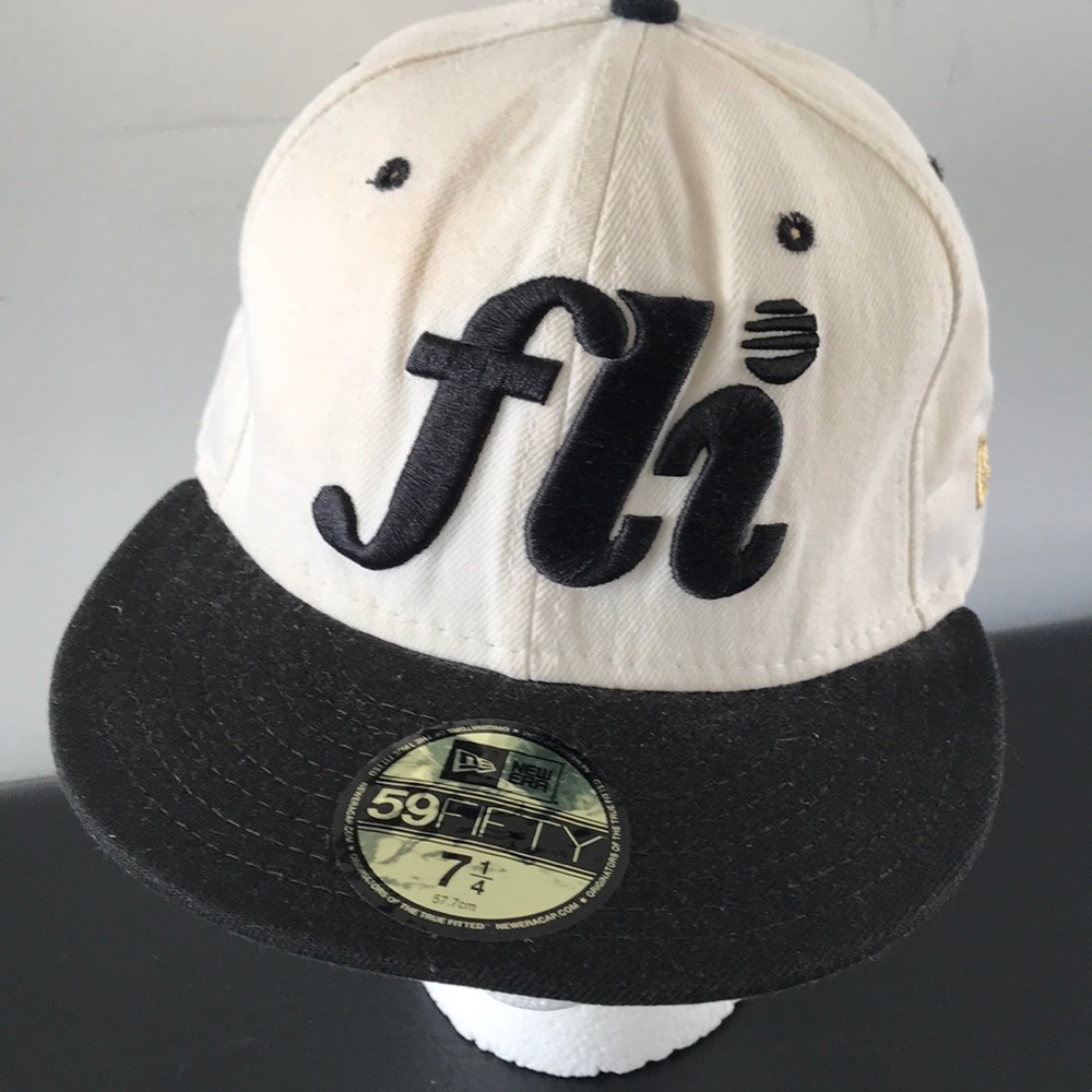 White and black hat